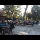 Die sonnigen Nachmittage verbrachten wir oft im Park bei der Ayas Paşa Moschee bei einem Tee, der dort für 0,10 € serviert wird